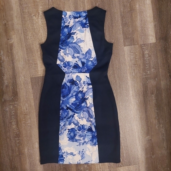 ENFOCUS Petite Navy blue and floral dress - Picture 8 of 8